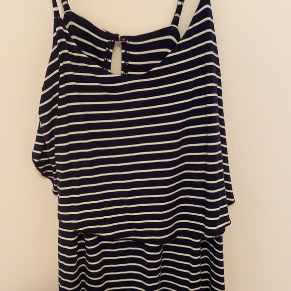 Navy White Striped Dress American Eagle - Picture 5 of 5